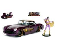 JADA TOYS: BOMBSHELLS BATGIRL & 1957 CHEVY CORVETTE DIE-CAST
