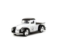 Jada Toys Disney Steamboat Willie Ford Pick-up 1941 (13.5 cm) Model Car Made of Metal with Doors for Opening, Toy Vehicle for Mickey Mouse Fans and Children from 8 Years