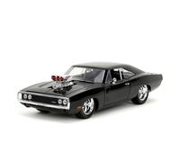 Fast Furious Model Dodge Charger 1970 Black Glossy Dom 22Cm 1:24 Original Jada