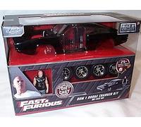 Jada Toys FAST & FURI0US Doms Dodge Charger RT black car kit 1:24 scale diecast model