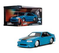 Jada Toys Fast & Furious Ford Mustang GT 1:24, Quiet Shade Clematis Blue