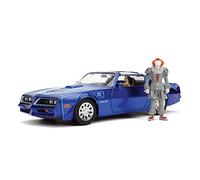 Jada Toys Hollywood Rides It Chapter Two Pennywise & Henry Bower's Pontiac Firebird, 1: 24 Red Die-Cast Vehicle with 2.75" Die-Cast Figure