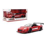 Jada Toys JDM Tuners 1:24 Scale Die Cast 2002 Honda NSX Type-R Japan Spec - Opening Doors, Detailed Interior, Rubber Tyres, Collectible for Children Aged 8+ - Red
