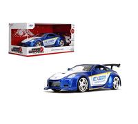 Jada Toys JDM Tuners 1:24 Scale Die Cast 2003 Nissan 350Z Exedy - Opening Doors, Detailed Interior, Rubber Tyres, Collectible for Children Aged 8+ - Candy Blue
