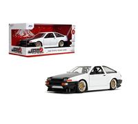 Jada Toys JDM Tuners 1:24 Scale Diecast 1986 (AE86) Toyota Trueno Opening Doors Detailed Interior Rubber Tyres Collectible for Ages 8+ - White