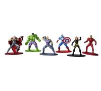 Jada Toys - Marvel Avengers Diorama Pack, Set of 6, Nano Collectible Metal Figures, 6 Pieces/Set, 4 cm, from 3 Years