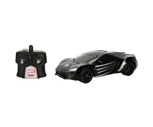 Jada Toys Marvel Black Panther RC Lykan Hypersport, Turbo Function, RC Car, Remote Controlled Car with Remote Control, Forward-Backward, Left-Right,