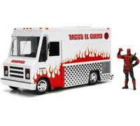 JADA TOYS: MARVEL DEADPOOL & TACO TRUCK DIE-CAST CAR