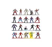 Jada Toys Marvel Nano METALFIGS 20-Pack Wave 1 Die-Cast Figures, 1.65 Inches, Collectible Figurines, 100% Metal
