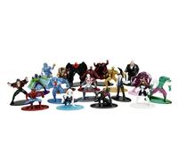 Jada Toys Marvel Spider-Man Figures (Pack of 18) - Multi Set Nano Collectible Metal Figures Including Spider-Man, Spider-Woman & Venom, for Fans and Collectors from 3 Years, Each 4 cm