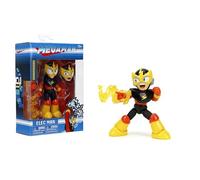Jada Toys Mega Man 4" Elec Man - 1:12 Scale Action Figure, Wave 2 - Over 15 Points of Articulation, Alternate Hands & Head, Lightning Bolt Accessory
