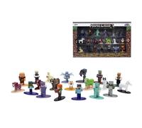 Jada Toys Minecraft 165 Die-cast Metal collectible Figurine 20-Pack Wave 6, Toys for Kids and Adults , White