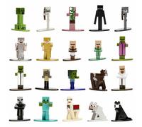 Jada Toys Minecraft 20-Pack Wave 1 Nano METALFIGS 1.65 Die - Cast Figures, Multicolor (30125)
