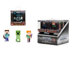 Jada Toys Minecraft Figures 2.5 Inch Action Figures Collectible Figures