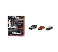 Jada Toys Nano Hollywood Rides Fast & Furious 3 PK F9 Black