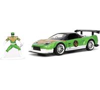 Jada JA32871 1:32 HWR-2002 Honda NSX with Green Figure Power Rangers Collectible Miniature Car, One Size