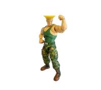 Jada Toys Street Fighter Guile Figure (15 cm) - Movable Action Figure with Alternative Head and Hands, Over 25 Points of Articulation, from 13 Years - 253252032, Black