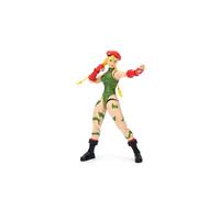 Jada Toys - Street Fighter II Cammy Action Figure - 1:12 Scale Collectible - Includes Interchangeable Heads, Hands, and Accessories - Ages 13+ - Classic Video Game Nostalgia