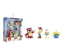Jada Toys Toy Story Metalfigs, 4 Pack, Buzz Lightyear, Woody, Alien, Lotso, Gift Set for Kids and Fans Aged 8+ Pixar Figures, 2.5 Inch Collectible Figure