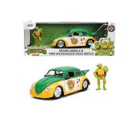Jadatoys 253285002 - 1:24 Turtles 1959 VW Drag Beetle - New