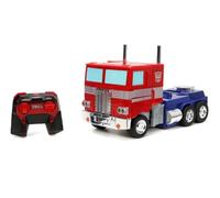Jada, Transformers Optimus Prime Convertible, 34 cm, Remote Controlled Truck, 2 Channels, 2.4 GHz, Light and Sound, Moves in All Directions, Transforms Into Robots, from 8 Years (9333521314R00)