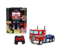 Jada, Transformers Optimus Prime Convertible, 34 cm, Remote Controlled Truck, 2 Channels, 2.4 GHz, Light and Sound, Moves in All Directions, Transforms Into Robots, from 8 Years (9333521314R00)