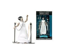 Jada Universal Monsters Bride of Frankenstein 6” Deluxe Collector Figure, White, One Size