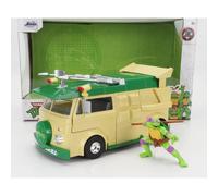 Jada Volkswagen Party Wagon Donatello Ninja Turtles - Tartarughe Ninja Yellow Green - 1:24