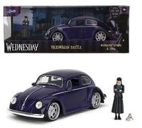 Jada - Wednesday Volkswagen Beetle W/Figure Die-Cast 1:24 /Toys