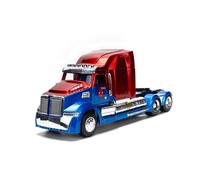 Jada Western Star 57X Truck Tractor Spider-Man Blue and Red Metallic (US IMPORT)