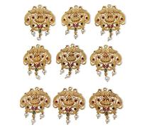Jadai Hair Pin South Indian Southern Bling Hair Jewelery Choti Jadai Billai Indian Hair pin Hair Decoration,Hair Brooch with Hook Wedding Bridal Jewellery for Women_Model No-7445