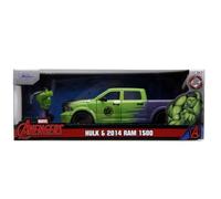 Jadatoys 9399726314R00 1:24 Marvel Hulk 2014 Ram 1500 Car - New