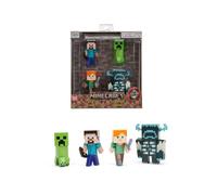 Jadatoys Minecraft 4-Pack 2.5" Figures - New
