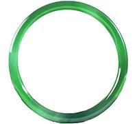 Jade Bangle Bracelet For Women, Chinese Traditional Feng Shui Jadeite Bracelet, Natural Green Chalcedony Agate Thin Round Bracelet, Attract Wealth And Good Luck, 54-6,64Mm