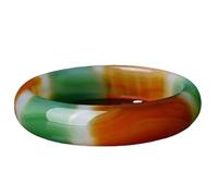 Jade Bangle Bracelet for Women, Feng Shui Good Luck Jewelry, Healing Energy Accessories with Gift Box, Perfect for Gifts and Spiritual Wellness