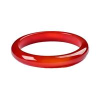 Jade Bangle Bracelet for Women, Feng Shui Red Bracelet for Good Luck, Gift-Ready Jewelry Box Included, Natural Stone Accessory for Positive Energy