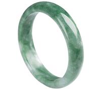 Jade Bangle Bracelet for Women Natural Green Jadeite Bracelets with Gift Box Valentine’s Day (52-54mm)