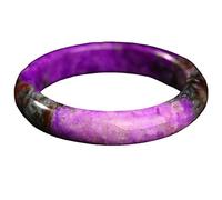 Jade Bangle Bracelet for Women Purple Lucky Stone Girls Natural Jewelry