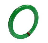 Jade Bangle for Women, A-Grade Genuine Dark Green Retro Jadeite