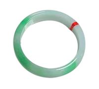 Jade Bangle for Women, A-Grade Genuine Light Green Retro Jadeite