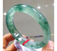 Jade Bangle for Women Natural Green Jadeite Bracelets with Gift Box Valentine‘s Day,57mm