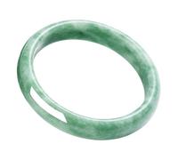 Jade Bangle for Women The circular design symbolizes good fortune.，56mm