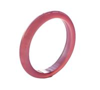 Jade Bangle Women's Jade Bangle Bracelet, Pink Chalcedony Bangle, Women's Medium-Width Jade Bracelet, Bring Good Luck, for Women, for Girlfriend, for Friend, with Jewelry Box, 54-62mm,62mm(54mm)
