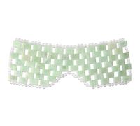 Jade Eye Mask, Cooling Eye Mask Reusable Eye Patches Jade Stone Eye Patches for Adults Eye Masks for Puffy Eyes Dark Circles Relief Eye Facial Relive Eliminate Puffiness Green