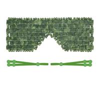 Jade Eye Mask, Facial Eyes Mask for Spa, Cooling Eye Cover Relief Headaches, Weighted Mask with Adjustable Ear Strap for Hands-Free Use, Hot & Cold Therapy, Soothing, Puffy Eye