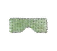 Jade Eye Mask, Facial Eyes Sleeping Mask Relief Eye Cover, Facial Cooling Mask with 100% Real Jade for Hot & Cold Therapy (Green)