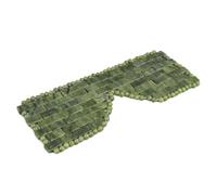 Jade Eye Mask,Large Facial Cooling Mask with 100% Real Jade for Hot & Cold Therapy,Green Stone Facial Eyes Sleeping Mask Relief Eye Cover