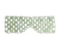 Jade Eye Mask Natural Real Gemstone Jade Stone, Reusable Eye Mask,Reusable Gemstone Face Mask, Reduces Puffiness,Luxurious Facial Spa Experience,Mask for Facial Relive Eliminate Puffiness
