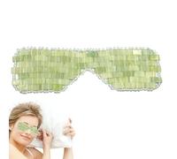 Jade Eye Mask - Portable Eye Mask, Reusable Jade Mask, Multifunctional Jade Face Eye Sleep Cover, Eye Mask Jade, Relaxing Eyes and Eye Care Mask, Sleep Eye Pad