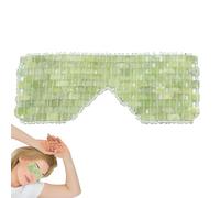 Jade Eye Masque - Facial Stone Masque | Reusable Cooling, Soothing Relaxation For Eyes, Puffiness Reduction, Dark Circles Relief, Spa Beauty Care, Home Use Daily Routine